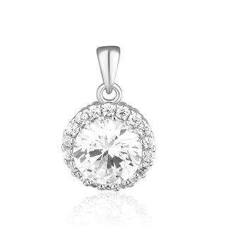 Jvd Elegant silver Ciondolo con zircons SVLP0620SH2BI00