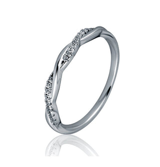 Jvd Elegante Anello In Argento Con Zirconi Svlr1133X61Bi - Circuito: 57 Mm