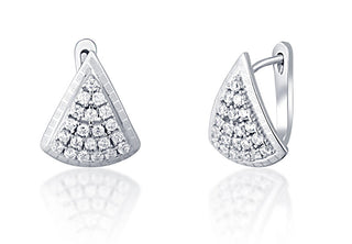Jvd Pendientes de moda en plata con circonitas Svle0361Xi3Bi00 