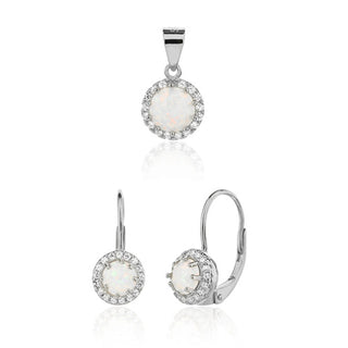Jvd Elegante Set Di Gioielli In Argento Svls0121Sj6O100 (Pendente, Orecchini)