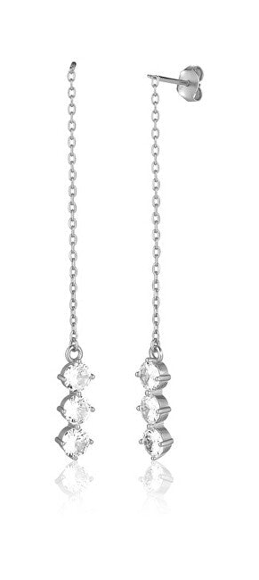Jvd Orecchini Unici In Argento Con Zirconi Svle1989Xh2Bi00