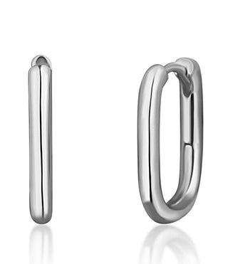 Jvd Orecchini Ovali Minimalisti In Argento Svle1539Xh20000