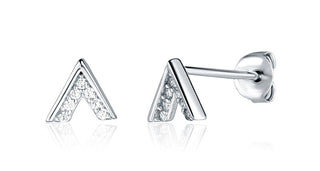 Jvd Orecchini Minimalisti In Argento Con Zirconi Svle2632X61Bi00