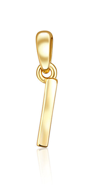 Jvd Minimalist gold-plated letter "I" Ciondolo SVLP0948XH2GO0I