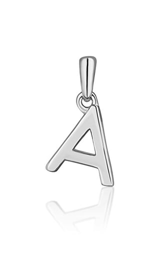 Jvd Minimalist silver letter "A" Ciondolo SVLP0948XH2000A