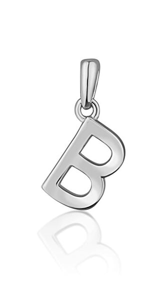 Jvd Ciondolo Minimalista In Argento Con Lettera "B" Svlp0948Xh2000B
