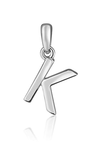 Jvd Ciondolo Minimalista In Argento Con Lettera "K" Svlp0948Xh2000K