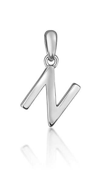 Jvd Colgante minimalista de plata con letra "N" Svlp0948Xh2000N 