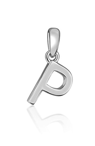 Jvd Ciondolo Minimalista In Argento Con Lettera "P" Svlp0948Xh2000P