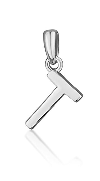 Jvd Ciondolo Minimalista In Argento Con Lettera "T" Svlp0948Xh2000T
