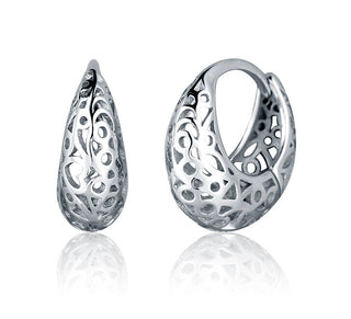 Jvd Orecchini Ovali Moderni In Argento Svle2599X860000