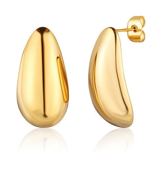 Jvd Pendientes de gota chapados en oro a la moda Ssse0154X20Go00 