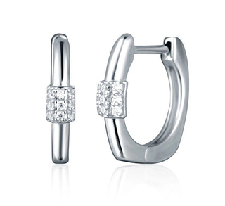 Jvd Orecchini A Cerchio In Argento Con Zirconi Svle2460Xk3Bi00
