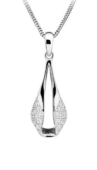 Jvd Ciondolo In Argento Senza Tempo Con Zirconi Svlp0263Sh8Bi00
