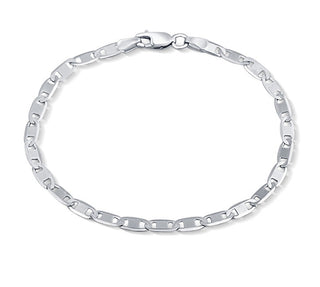 Jvd Bracciale A Catena In Argento Senza Tempo Con Gancio Svlcopq0Sj180 - Lunghezza: 18 Cm