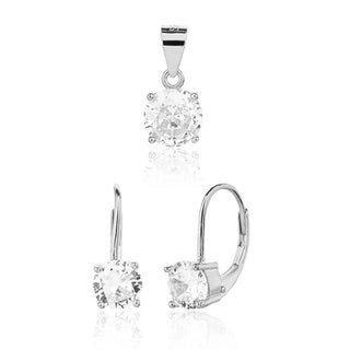 Jvd Delicato Set Di Gioielli In Argento Svls0130Sj6Bi00 (Pendente, Orecchini)