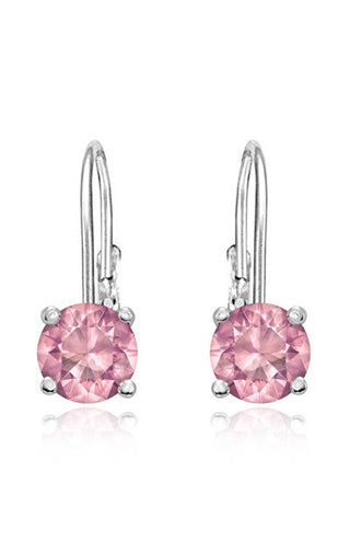Jvd delicato silver Orecchini con pink zircons SVLE0620XH2R200