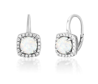 Jvd Deliziosi Orecchini In Argento Con Opali Sintetici Svle0513Sh2O100