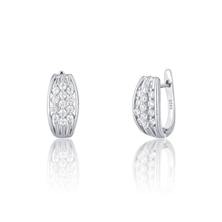 Jvd Deliziosi Orecchini In Argento Con Zirconi Svle1046Xh2Bi00