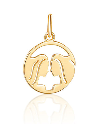 Jvd Gold-plated Gemini sign Ciondolo SVLP1080X61GOBL