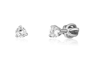 Jvd Charming silver stud Orecchini con zircons SVLE1501XH2BI - Diameter: 0.4 cm