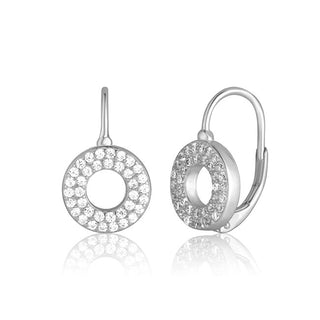 Jvd Deliciosos Pendientes De Plata Con Zirconitas Circle Svle3260X86Bi00 