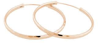 Jvd Orecchini In Argento Placcato Oro Rosa Svle0209Xd5Ro - Diametro: 6 Cm