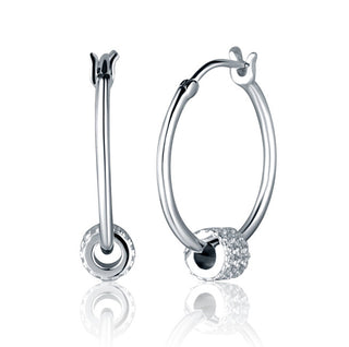 Jvd Orecchini A Cerchio In Argento Abbinati 2 In 1 Svle2464Xk3Bi00
