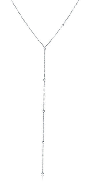 Jvd Collana Abbinata In Argento Con Zirconi Svln0535Xk4Bi45
