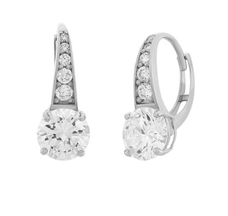 Jvd Orecchini In Argento Con Zirconi Trasparenti Svle0974Xh2Bi00