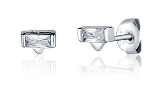 Jvd Silver Orecchini con zircons SVLE2050X61BI00