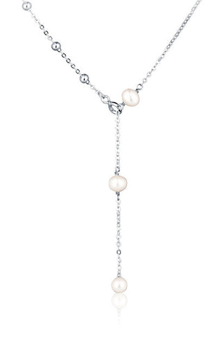Jvd Collana In Argento Con Perle D'Acqua Dolce Svln0761Sd2P145