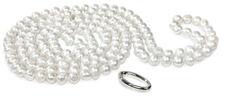 Jwl Luxury Pearls Collana Lunga Di Perle Bianche Autentiche Jl0076