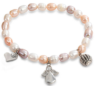 Jwl Luxury Pearls Bracciale Pregiato In Vere Perle Con Ornamenti Jl0295