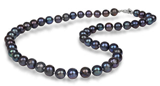 Jwl Luxury Pearls Collana Con Perle Blu Metallizzate Autentiche Jl0265