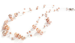 Jwl Luxury Pearls Collana Di Perle Autentiche Levitanti Jl0324