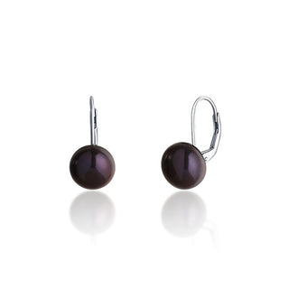 Jwl luxury pearls Orecchini with true blue pearl metallic JL0057