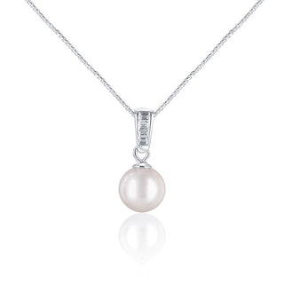 Jwl Luxury Pearls Elegante Collana Con Perle Di Mare Akoya E Cristalli Jl0658 (Catena, Pendente)
