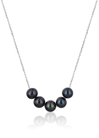 Jwl Luxury Pearls Elegante Collana In Argento Con Perle Di Fiume Autentiche Jl0783