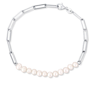 Jwl Luxury Pearls Bracciale Moda In Argento Con Perle Jl0757