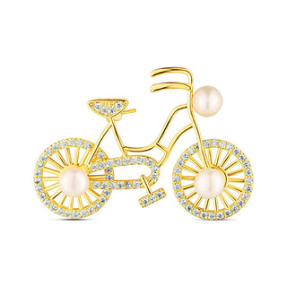 Jwl Luxury Pearls Spilla Di Perle Giocosa Con Vera Perla E Zirconi Kolo Jl0866