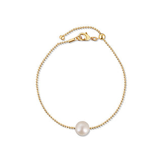 Jwl Luxury Pearls Bracciale Placcato Oro Con Vera Perla Jl0711