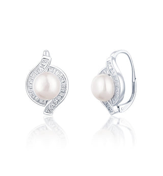 Jwl luxury pearls Beautiful silver Orecchini con real pearls JL0718