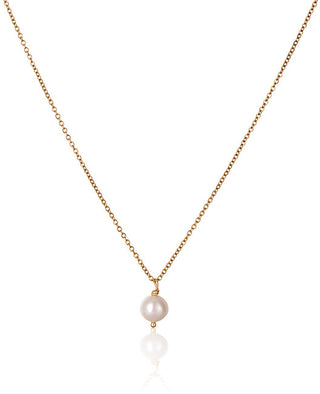 Jwl luxury pearls Beautiful gilded Collana with real white pearl JL0679