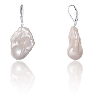 Jwl Luxury Pearls Orecchini Di Lusso Con Vera Perla Barocca Jl0688
