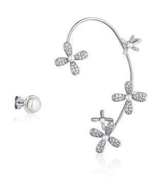 Jwl Luxury Pearls Orecchini Asimmetrici Con Perle E Zirconi - Orecchio Sinistro Jl0778
