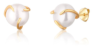 Jwl luxury pearls Fashion gold plated Orecchini with river pearl JL0737