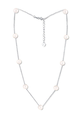 Jwl Luxury Pearls Collana Di Delicate 9 Perle Autentiche Jl0754