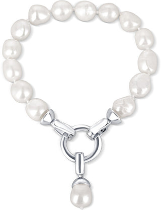 Jwl Luxury Pearls Pulsera de auténticas perlas blancas Jl0560 