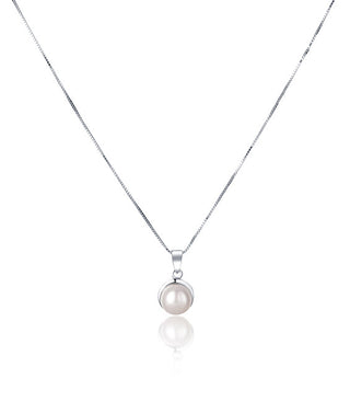 Jwl luxury pearls Gentle Collana with real white pearl JL0676 (chain, Ciondolo)